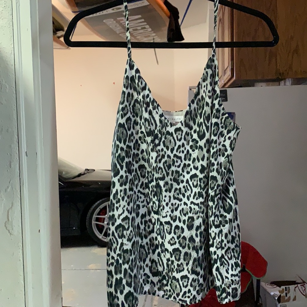 Socialite Leopard Print Top